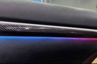 Bande lumineuse LED colorée en fibre de carbone pour Toyota Highlander 2015-2021, éclairage d'ambiance intérieur automobile, amélioration de l'éclairage