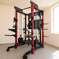 Machine Smith multifonctionnelle commerciale, Power Cage, Functional Trainer, Cable Crossover pour salle de sport professionnelle