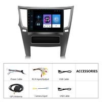 Lecteur DVD de voiture Jiawell 9 pouces, autoradio GPS WIFI Carplay Android Auto GPS écran tactile pour Subaru Outback/Legacy 2009-2014