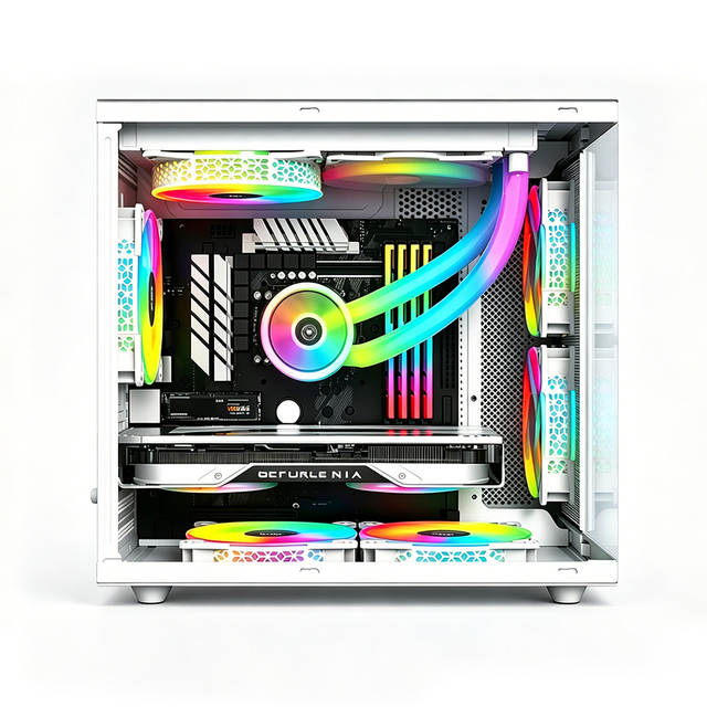 RTX 4060 8GB I5 12400F 16GB 512GB SSD High Performance Stable Budget Gaming PC Computer Tower Affordable Desktop PC Host