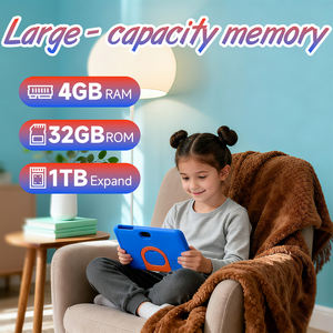 Tableta Android 12.0 de 7 Pulgadas para Niños, Procesador de Cuatro Núcleos, 4 GB de RAM + 32 GB de Almacenamiento, Cámara de 2 MP, Wi-Fi, Resistente a Golpes, Portátil - Product Image 3