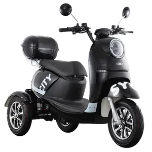 CITY-4 Nouveau Scooter Électrique Tricycle de Mobilité avec Lumière Led pour Vieil Homme