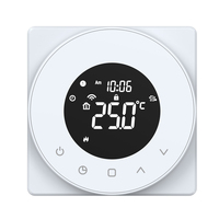Controlador de Temperatura para Calefacción por Suelo Radiante WiFi para Hogar Inteligente TOUPWELL, Programable Semanalmente, con Bloqueo Infantil, Material ABS Ecológico