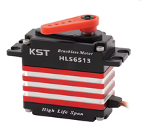 KST HLS6513 HV Standar 4Pole Brushless Digital Metal Gear Servo Sensor Hall Tanpa Kontak Kelas 700-800 Suku Cadang Pesawat RC