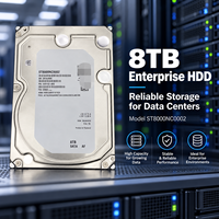 Disque dur NAS d'entreprise Seagate ST8000NC0002 8 To, 3,5 pouces, SATA 6 Gbit/s, 7200 tr/min, 256 Mo de cache