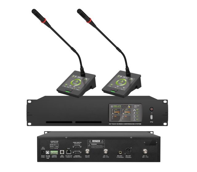 HD Touch Screen Central Control Conference System Wireless Portable Light-weight Hand-in-Hand Meeting Microphone Support Camera