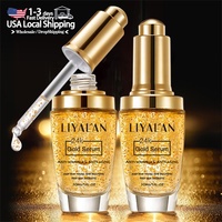 Private Label Natuurlijke Vegan Organische Whitening Anti Aging Serum Collageen Huidverzorging 24K Goud Gezicht Serum