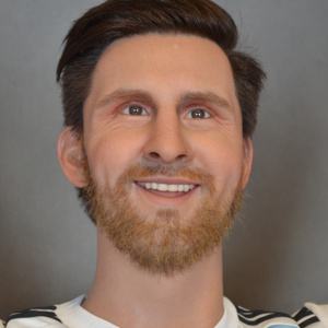 Vendita Speciale: Statuetta in Cera 1:1 di Lionel Messi, Stellino del Calcio <span class=keywords><strong>Marvel</strong></span> - Product Image 1