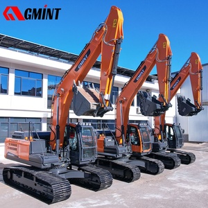 斗山 DX225 更快地完成工作 劳动效率更高的康明斯大型履带式挖掘机，用于道路工程 - Product Image 1