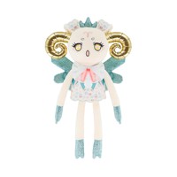 Adorable Poupée en Peluche Fille Corne de Bœuf, Douce et Moelleuse, avec Bracelet Slap et Oreilles, Jouets en Peluche Personnalisés, Fabricant OEM ODM, Cadeau