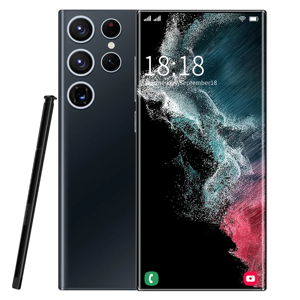 Hoge Kwaliteit S22 Ultra Kopen Mobiele Telefoons 6G + 64G Mobiele Telefoon Winkelen Mobil E Telefoon Smartphone