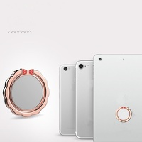Support de téléphone de bureau flexible en alliage de zinc, rotation à 360 degrés, support annulaire réglable en hauteur, compatibilité universelle pour smartphones