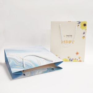 Sac à provisions de luxe doré <span class=keywords><strong>Zenbo</strong></span> refermable parchemin hautement compétitif sac en papier kraft dur au détail - Product Image 3