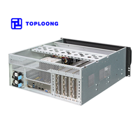 Boîtier de serveur GPU F4808 4U avec 4 baies pour disques durs, prend en charge un maximum de 3 cartes GPU, une carte mère de 12 "*13" maximum, alimentation ATX/CRPS pour serveur IA, HPC