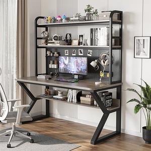 Gamer bàn nghiên cứu máy tính bàn với kệ sách - Product Image 4