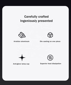 Haut CRI Ra 95 boîtier en aluminium LED plafonnier IP65 étanche COB Downlight Angle de faisceau étroit encastré fixe encastré - Product Image 3