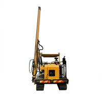 Con motor diésel de 4 cilindros para instalación de barrera de choque de carretera, máquina apisonadora de controlador de pila sobre orugas HXR5 de 6 metros