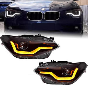 Faros Delanteros LED para <span class=keywords><strong>BMW</strong></span> Serie 1 <span class=keywords><strong>F20</strong></span> 118i 120i 125i 128i <span class=keywords><strong>130i</strong></span> 2012-2015, Actualización con Lentes de Proyector Dinámico, Accesorios - Product Image 4