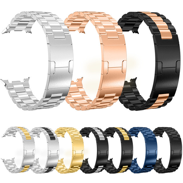 Compatible for Watch 7 Ultra 8 for 47mm Stainless Steel CHARM Watch Strap with Butterfly Clasp Cross-Border