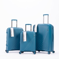 Valise à roulettes rigide de luxe, durable, portable, antivol, extensible, pour affaires, élégante, simple et légère