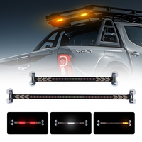 Auto-LED-Lichtleiste mit Bremslichtern für Front-/Heckscheibe Blitzwarnleuchte & Dachleuchten - 12V-24V 99W