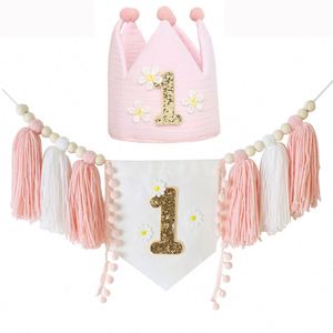 Ensemble de décoration pour fête d'<span class=keywords><strong>anniversaire</strong></span> de bébé garçon, 1ère année, pour baby shower - Product Image 4