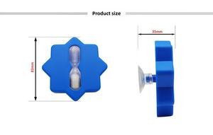 Minuteur rotatif moderne en forme d'étoile de mer sur mesure avec ventouse, minuteur de 5 minutes, petit cadeau mignon, décoration amusante pour salle de bain et cuisine - Product Image 6