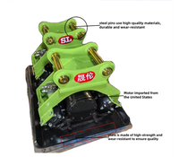 Compacteur vibrant hydraulique universel SLN pour excavatrices, attache pour engins de construction, garantie 1 an