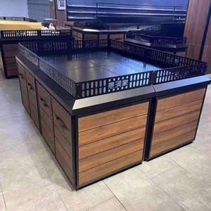 Estante de exhibición de supermercado usado para arroz a granel, <span class=keywords><strong>semillas</strong></span> de melón, frutas secas - Estante de exhibición para tiendas de conveniencia y supermercados comunitarios - Product Image 2