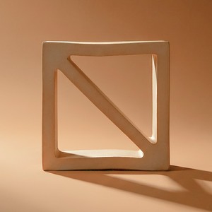 Pannello Decorativo in Terracotta Stile Eiffel con Design Quadrato Traforato per Pareti Divisorie - Product Image 1