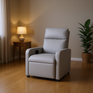 Sillón Reclinable de Masaje Gris Claro, Masaje Corporal Completo, Control Remoto Inalámbrico, Uso Doméstico - Product Image 2