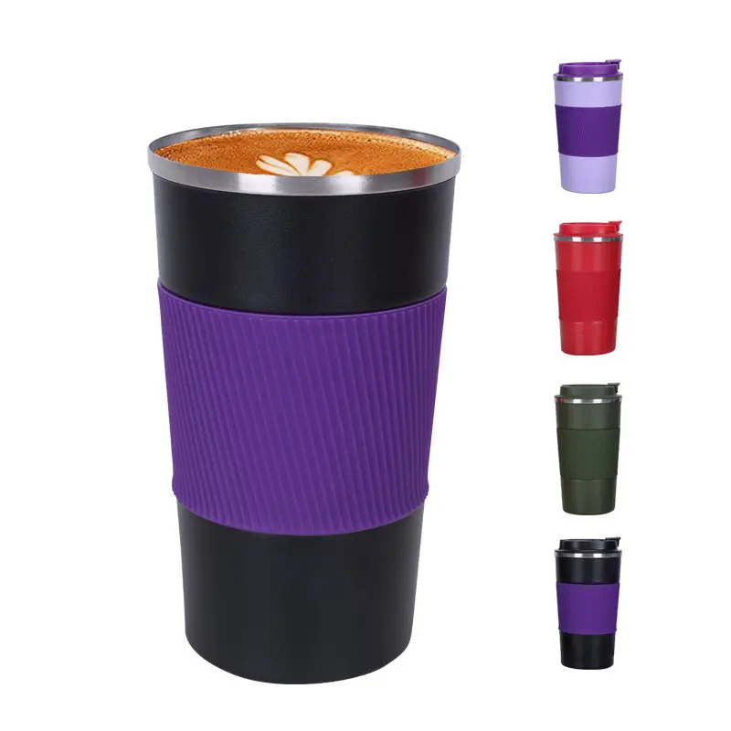 Gint 380ml/500ml Custom Reusable Stainless Steel Thermal Leak Proof Eco Friendly Coffee Travel Mug With Lid