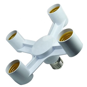 E27 1 đến 4 LED Đèn ổ cắm cắm bóng đèn Splitter Ổ cắm chuyển đổi kết nối - Product Image 6