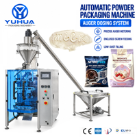 Machine d'emballage de poudre haute vitesse YH pour solutions de remplissage et de scellage de sacs en vrac de 1 kg de lait, piment, cacao, protéines en poudre