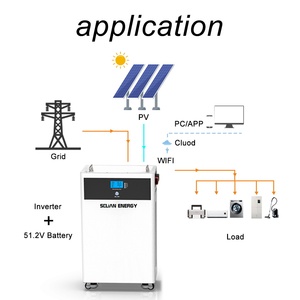 แบตเตอรี่เก็บพลังงานแสงอาทิตย์ 6500 รอบการใช้งาน LFP 48V 200Ah ผ่านมาตรฐาน UL CE 51.2V 200Ah LifePO4 แบตเตอรี่ลิเธียมไอรอนฟอสเฟต 10Kwh - Product Image 4