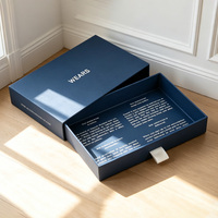 Forme de livre personnalisé carton rigide A4 boîte d'emballage de stockage de papier papier couché recyclable marque OEM