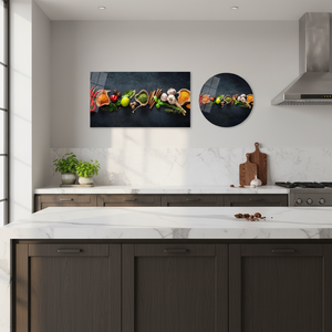 Printed <b>Canvas</b> Spice Art Kitchen <b>Wall</b> Decor-Art Deco Panel Hanging <b>Wall</b> Art Elegant & Artistic Design - Product Image 3