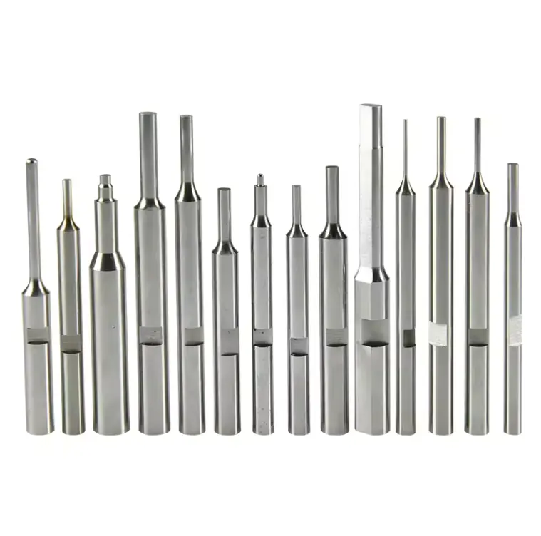Precision HSS/SUS/Tungsten Steel Punch Pin/Rod for Injection Mold Parts Die and Tools Punch Moulds