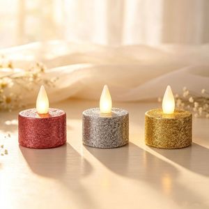 <span class=keywords><strong>LED</strong></span> Kunststoff Pulverbeschichtete Elektronische Kerzenlichter Simulierte Flamme Geburtstag Hochzeit Party Dekoration Weihnachten Romantisch - Product Image 3