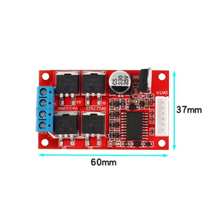 Controlador de Velocidad de Motor DC PWM de Alta Potencia, Controlador de Motor con Puente H, 450W, 12V, 24V, 36V, Módulo de Freno Reversible - Product Image 4