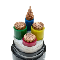 Cable de Alimentación YJV22 0.6/1kV con Aislamiento XLPE, Armadura de Cinta de Acero y Revestimiento de PVC