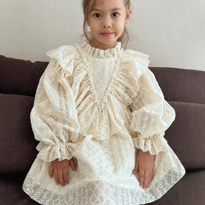 Robe de Cérémonie Courtoise pour Filles, Style <span class=keywords><strong>Lolita</strong></span> JK, Broderie Dentelle, Doublure Coton, Collection Printemps/Automne 2025 (inspiration russe) - Product Image 4