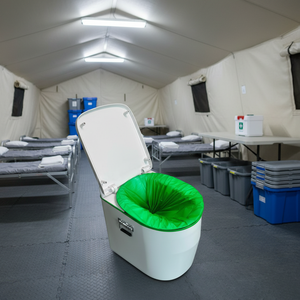 Inodoro Portátil Moderno de Una Pieza con Sellado Automático, Desodorización Automática, Fácil de Transportar, Inodoro de Emergencia Multiusos para Hospital - Product Image 1