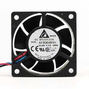 Ventilateur de refroidissement de châssis Delta AFB0648HH 6025 48V 0.10A 6CM RD avec convertisseur de fréquence d'alarme - Product Image 1