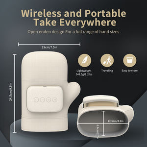 Masajeador de Manos con Calor y Compresión para el Túnel Carpiano y Alivio del Dolor en las Articulaciones Rígidas, desde la Muñeca hasta la Palma y los Dedos - Product Image 3