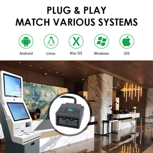 Swipe Thẻ ID E-Hộ Chiếu Mrz OCR Hộ Chiếu Đầu Đọc Mã Vạch Với Đứng - Product Image 4