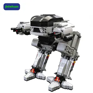 UCS масштабная модель ED-209 робота, выполняющая робота, механическая военная полиция, серия 209 MOC, строительный блок, подарок
