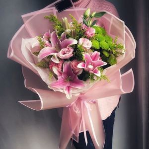 Papier d'emballage floral imperméable tendance 2025 en PVC épais enduit de PE pour bouquets de fleuristes et emballages cadeaux de fleurs, taille personnalisée - Product Image 6