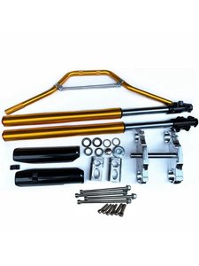 La longitud de la horquilla delantera invertida para el amortiguador delantero de la motocicleta es de 710 - 800 <span class=keywords><strong>mm.</strong></span> - Product Image 1