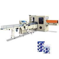 Machine d'emballage automatique de serviettes en papier, machine à emballer le papier, machine d'emballage sous film nylon pour serviettes en papier